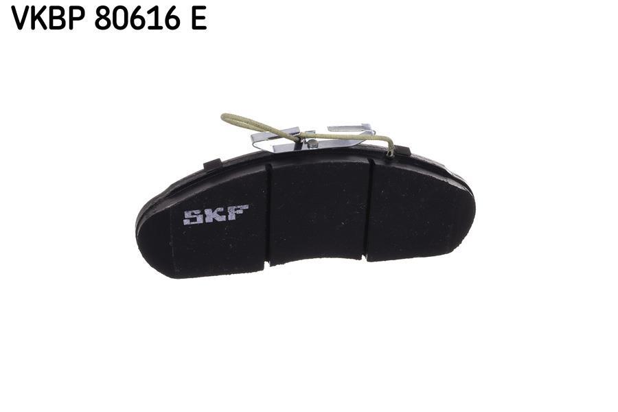 Jeu de 4 plaquettes de frein SKF ref. VKBP 80616 E